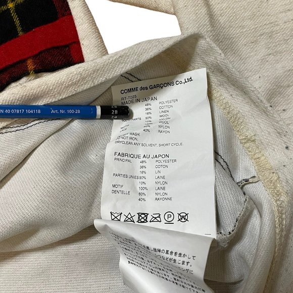 SOLD Comme Des Garcons A/W 2017 Lace/Patchwork Longsleeve - Picture 4 of 4